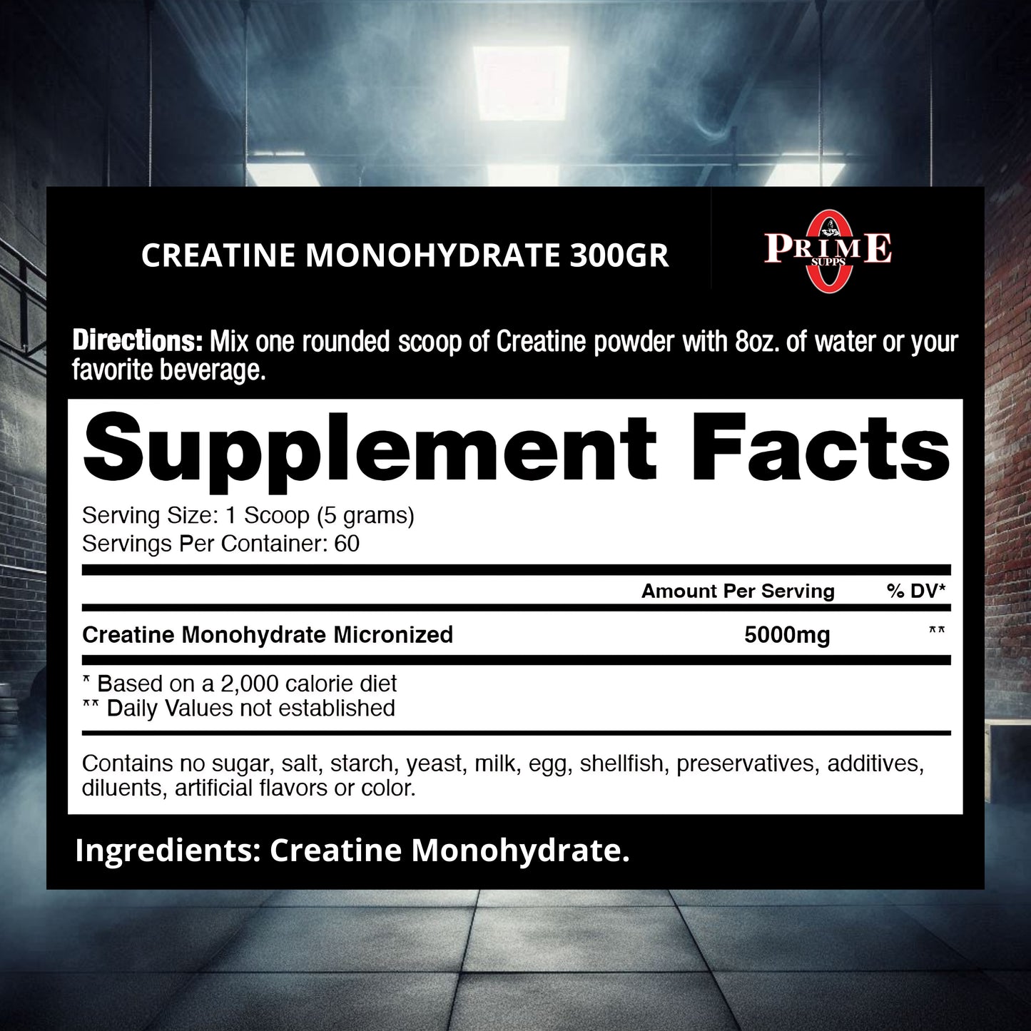 Creatina Monohidratada 300gr – DragonPharma