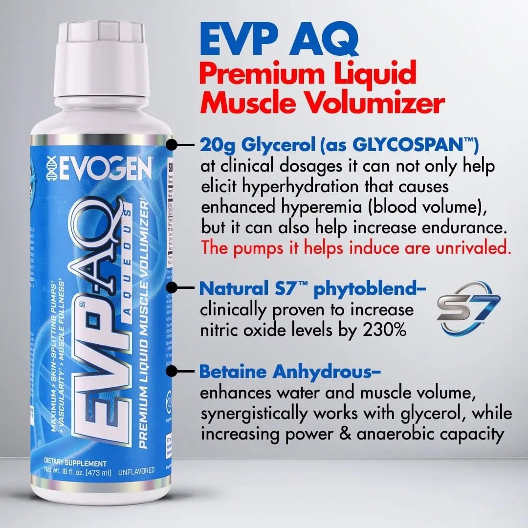 EVP AQ (VOLUMINIZADOR MUSCULAR) (32 SERVS) - EVOGEN NUTRITION