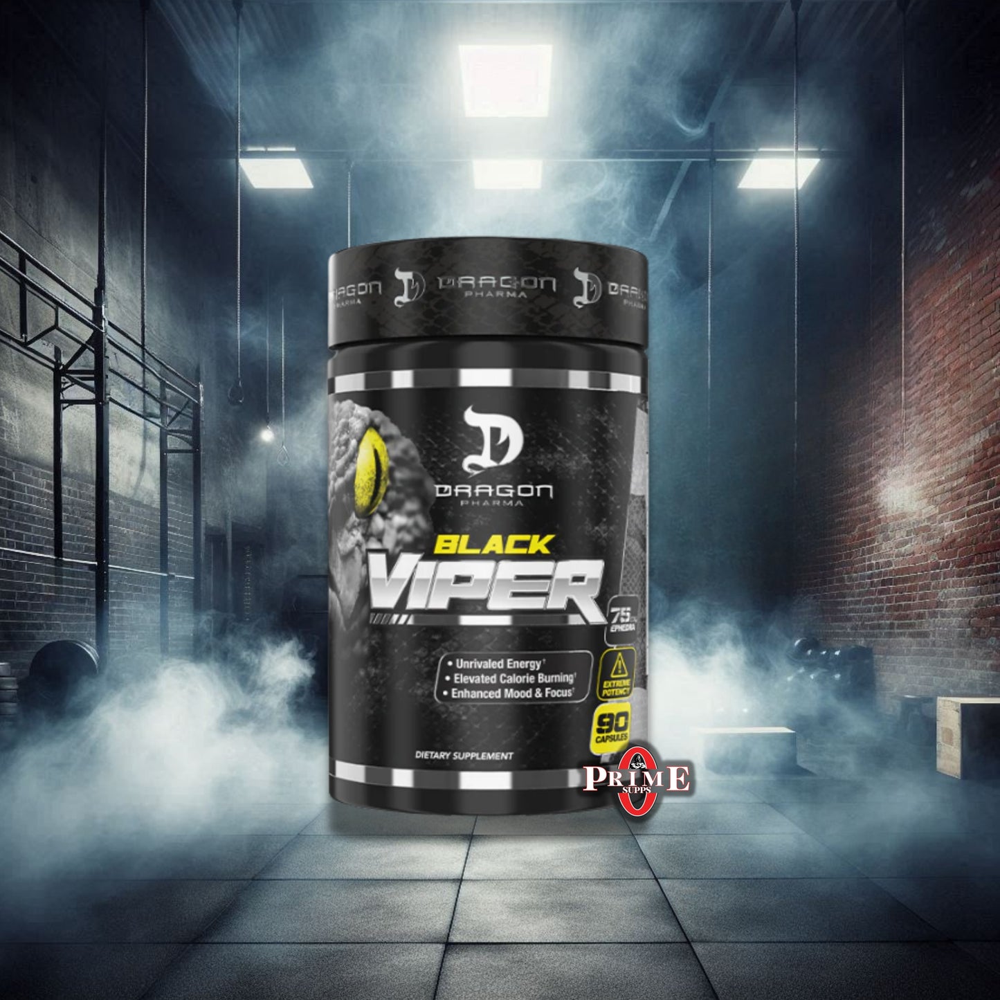 BLACK VIPER 90 CAPSULAS - DRAGON PHARMA