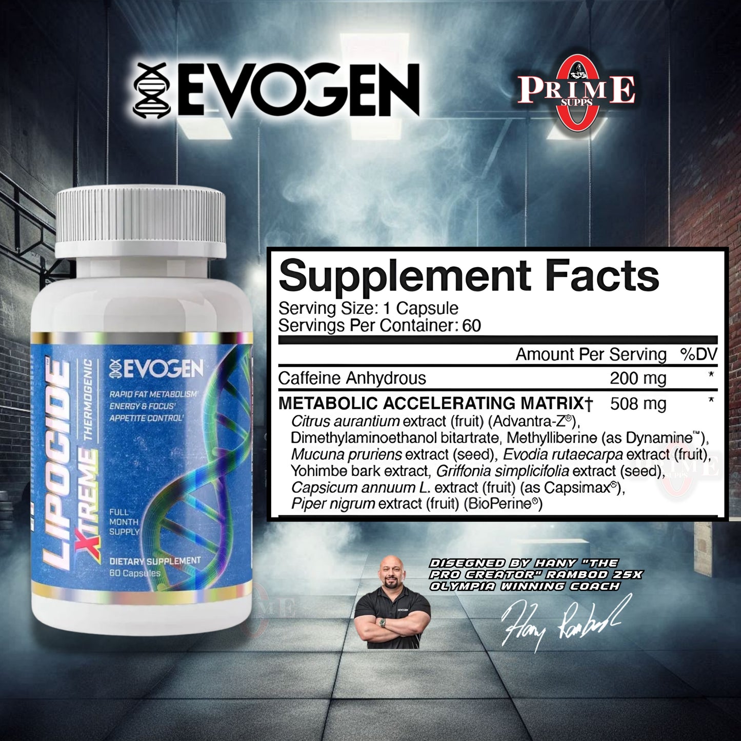 LIPOCIDE XTREME - 60 CAPSULAS - EVOGEN
