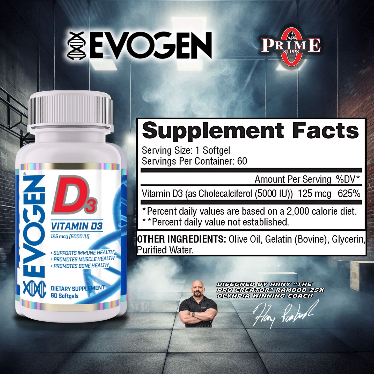 VITAMINA D3 5000 UI - EVOGEN