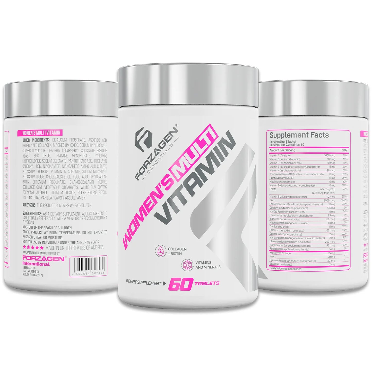 MULTIVITAMINICO PARA MUJER VITALWOMAN (60 CAPSULAS) - FORZAGEN