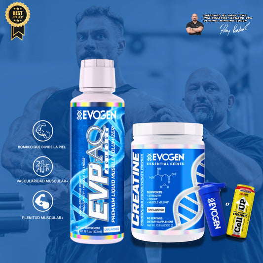 DUO EVOGEN: CREATINA + VOLUMINIZADOR MUSCULAR
