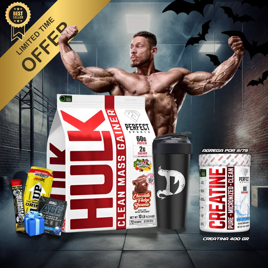 HULK CLEAN MASS GAINNER - GANADOR DE MASA MUSCULAR MAGRA