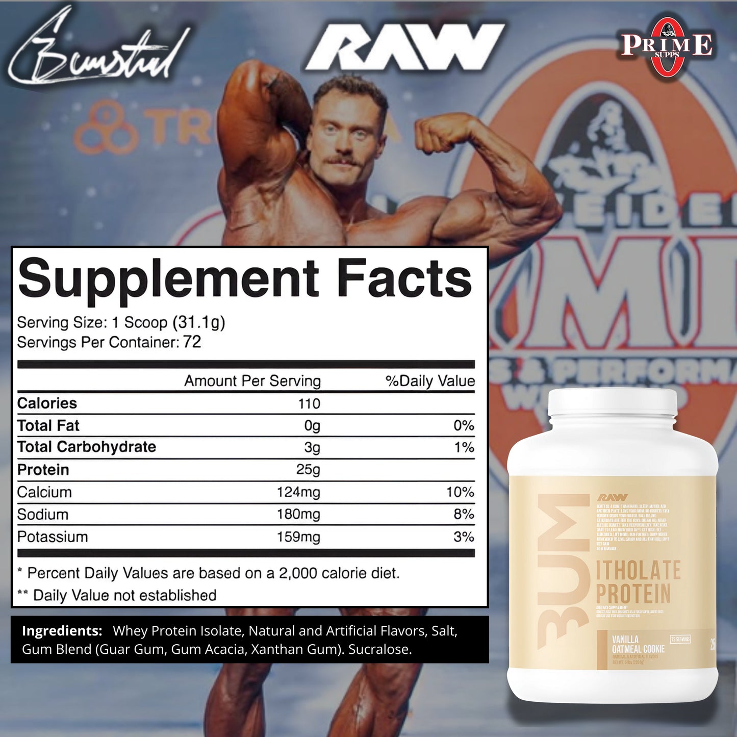 BUM ITHOLATE PROTEIN 5LB - RAW NUTRITION BY CBUM