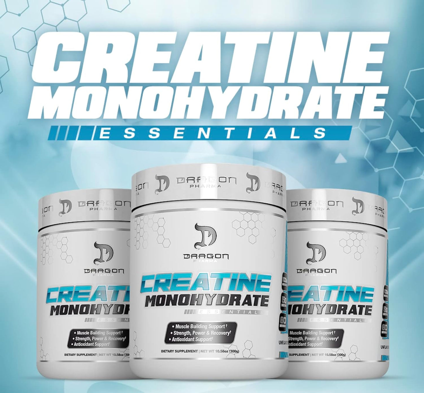DUO DRAGONPHARMA: CREATINA + PREENTRENO