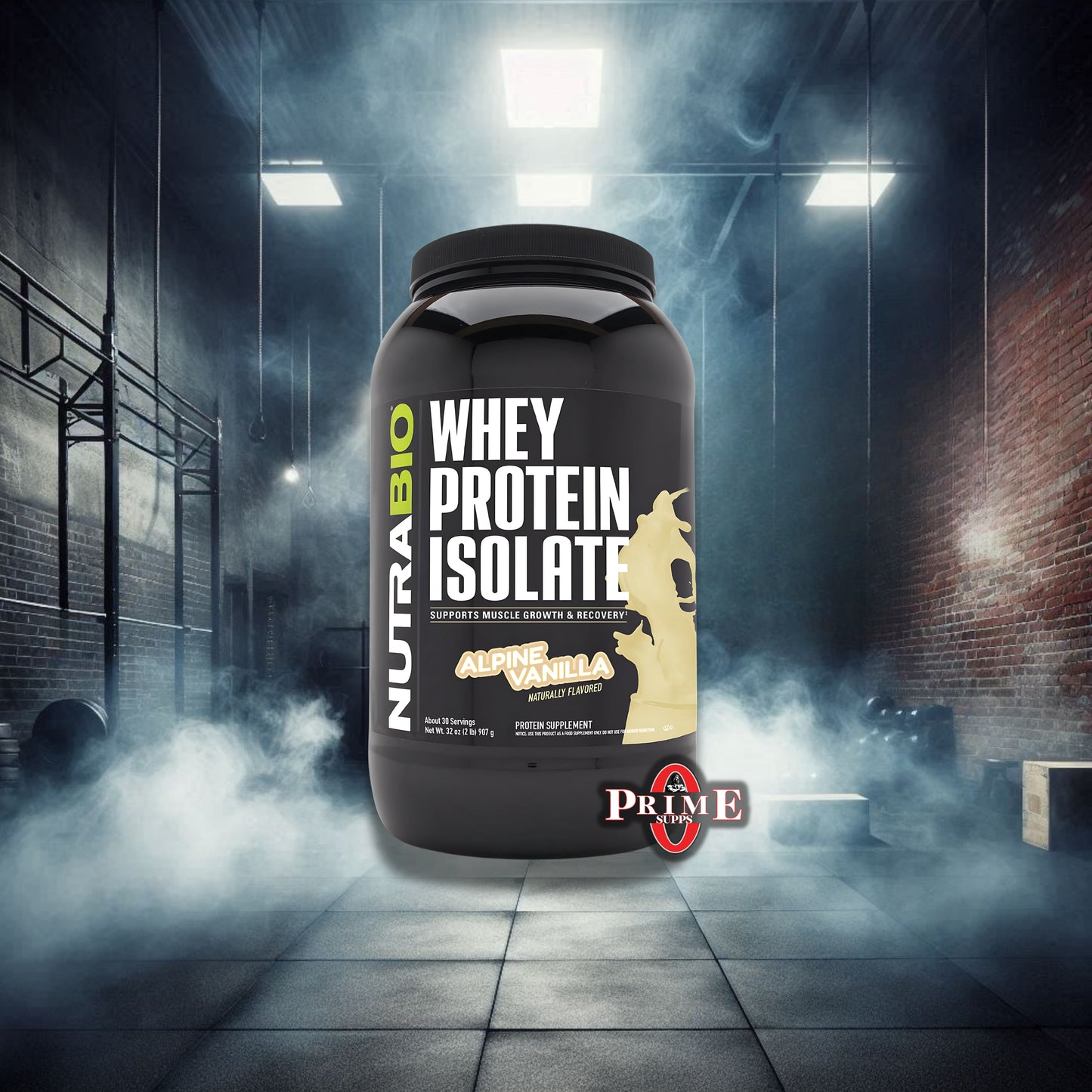 WHEY PROTEIN ISOLATE 2LB - NUTRABIO