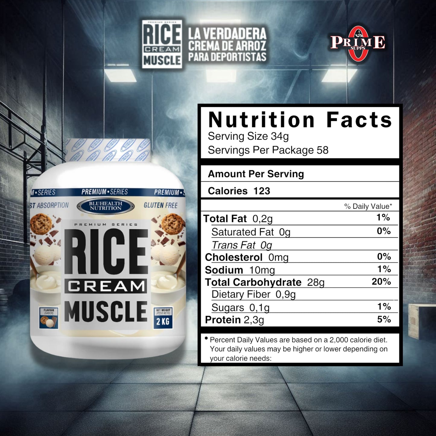 RICE CREAM MUSCLE 2KG