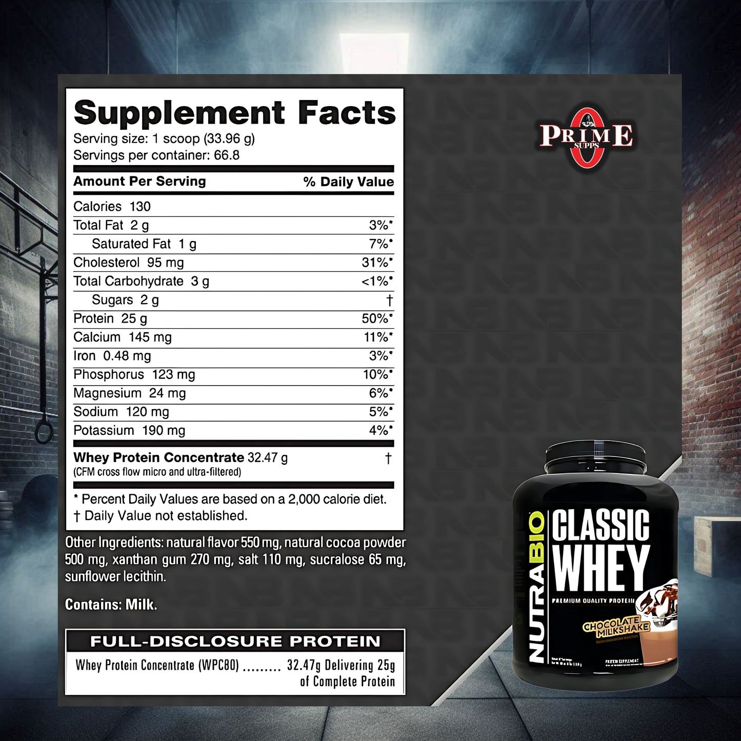 CLASSIC WHEY 5LB - NUTRABIO