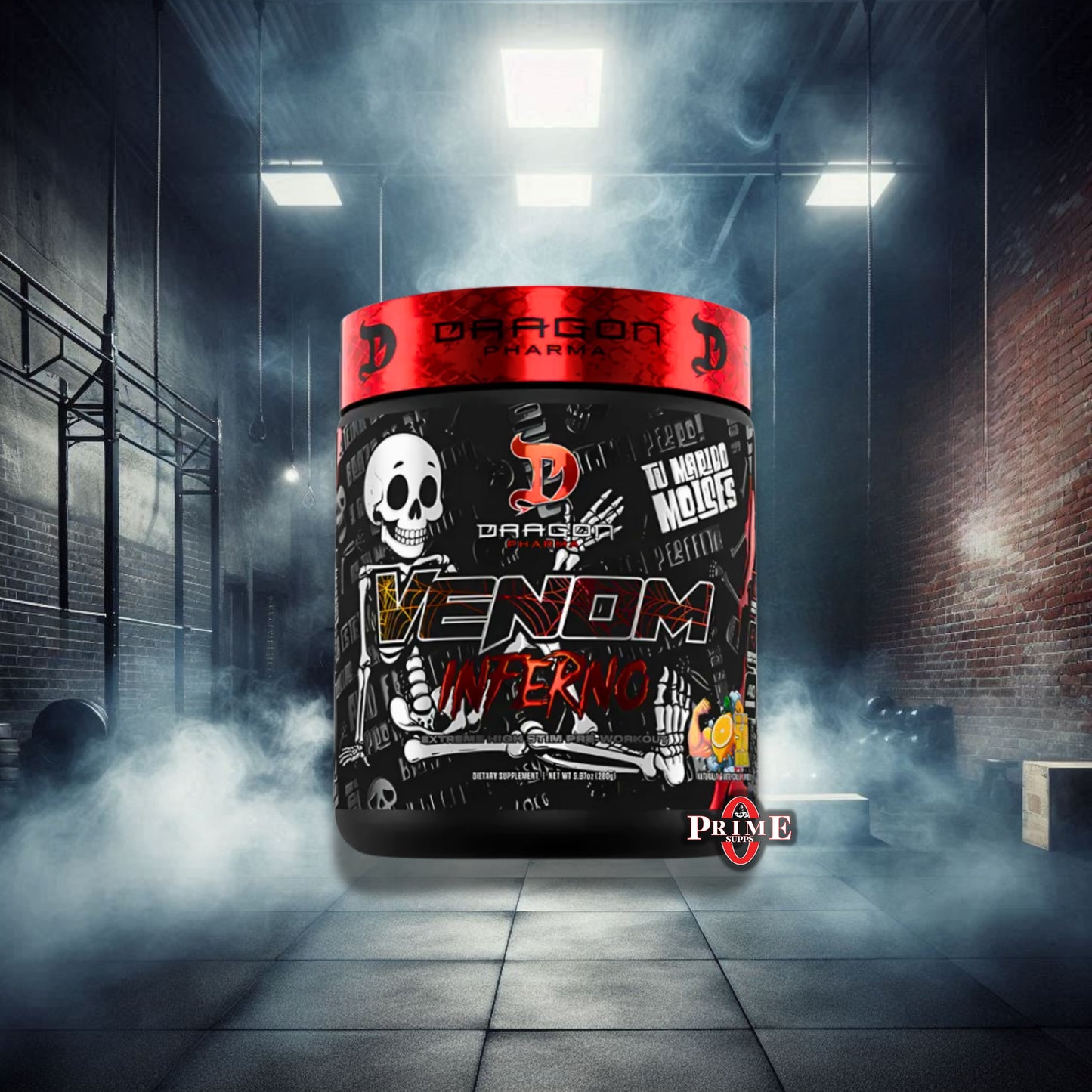 PREENTRENO VENOM INFERNO (BRAZO DE 50 LIMON)(40 SERVS) - DRAGONPHARMA