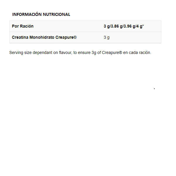 CREATINA MONOHIDRATADA MY PROTEIN