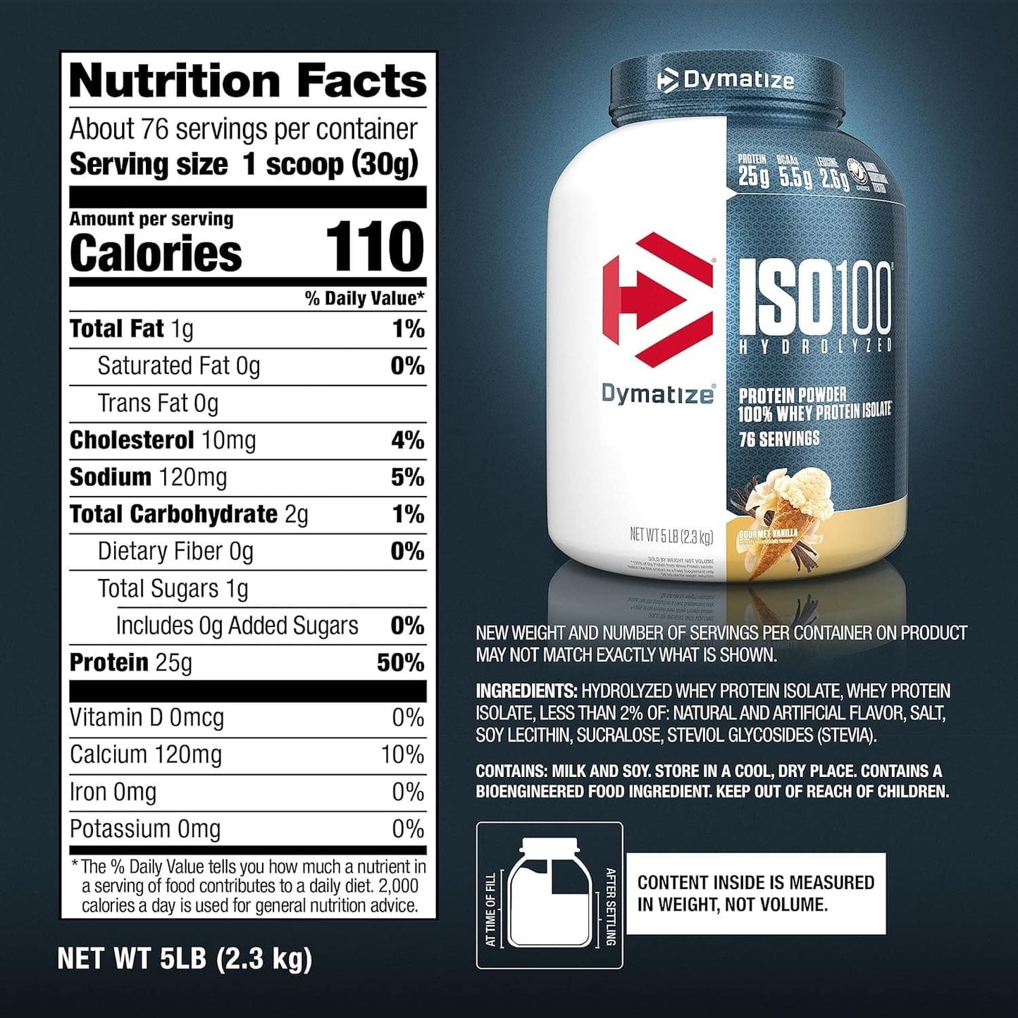 ISO 100 (5LB) - DYMATIZE