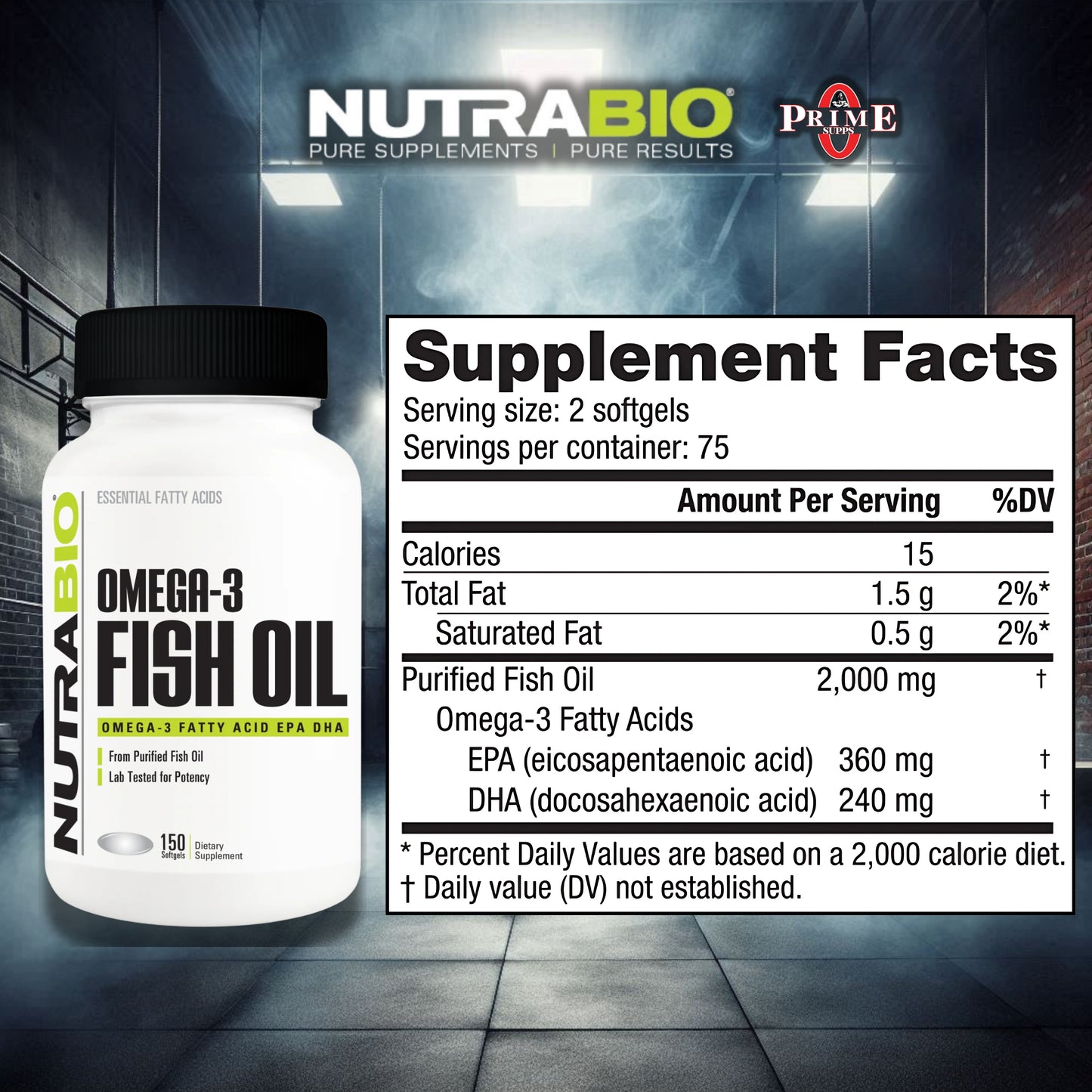 OMEGA 3 (150 CAPSULAS) - NUTRABIO