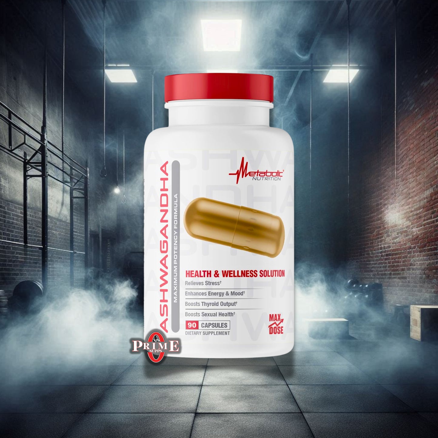 ASHWAGANDHA (90 CAPSULAS) - METABOLIC NUTRITION