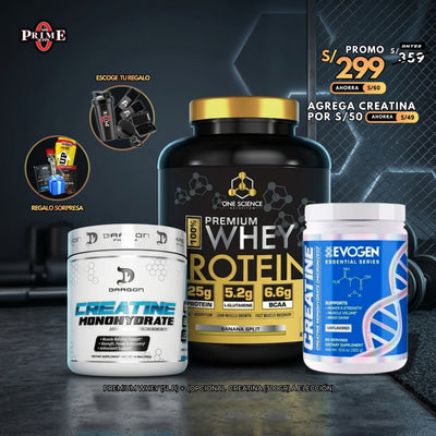 PREMIUM WHEY (5L B) + OPCIONAL: CREATINA 300GR A ELECCIÓN