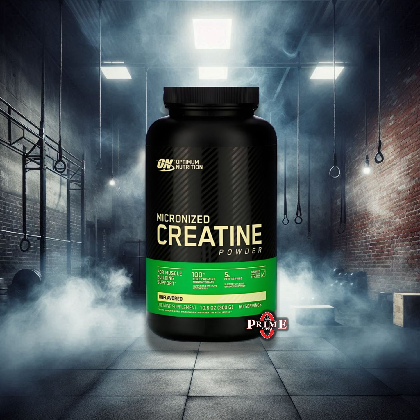 CREATINA MONOHIDRATADA Y MICRONIZADA (300 GR) - OPTIMUM NUTRITION