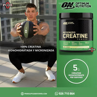 CREATINA MONOHIDRATADA Y MICRONIZADA (600 GR) - OPTIMUM NUTRITION