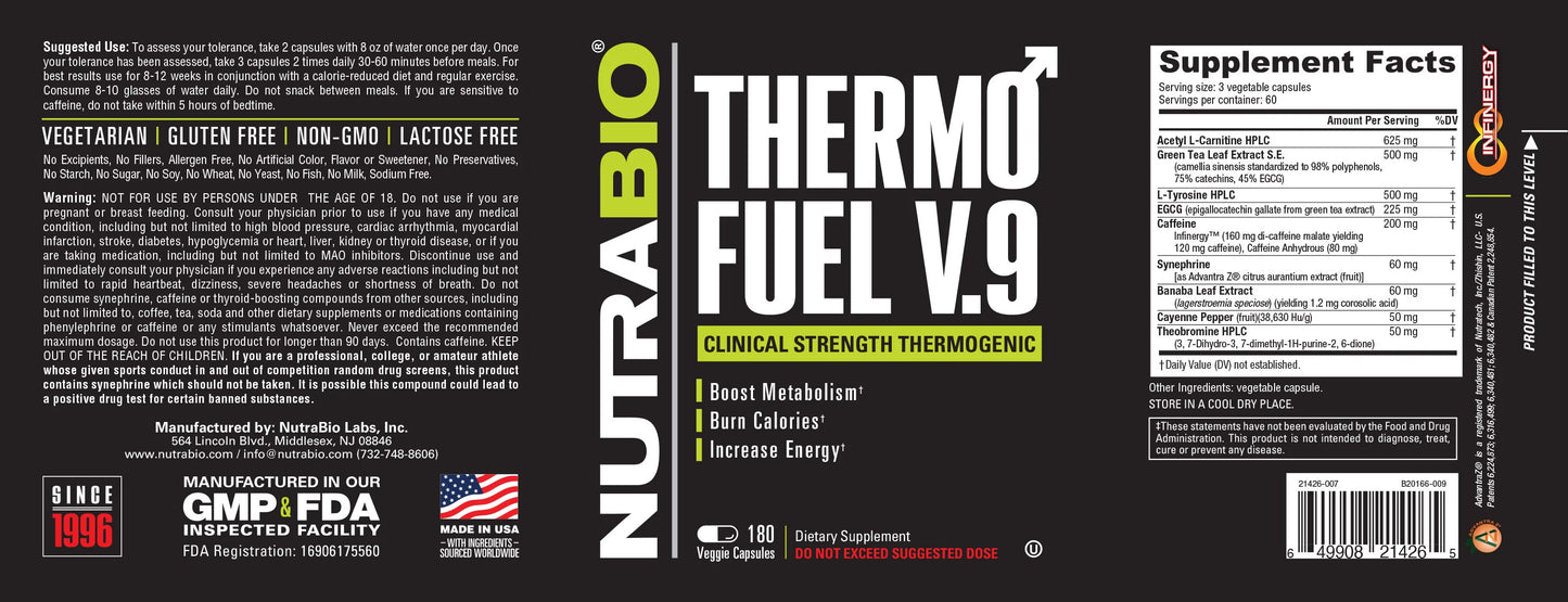 THERMO FUEL V9 - NUTRABIO
