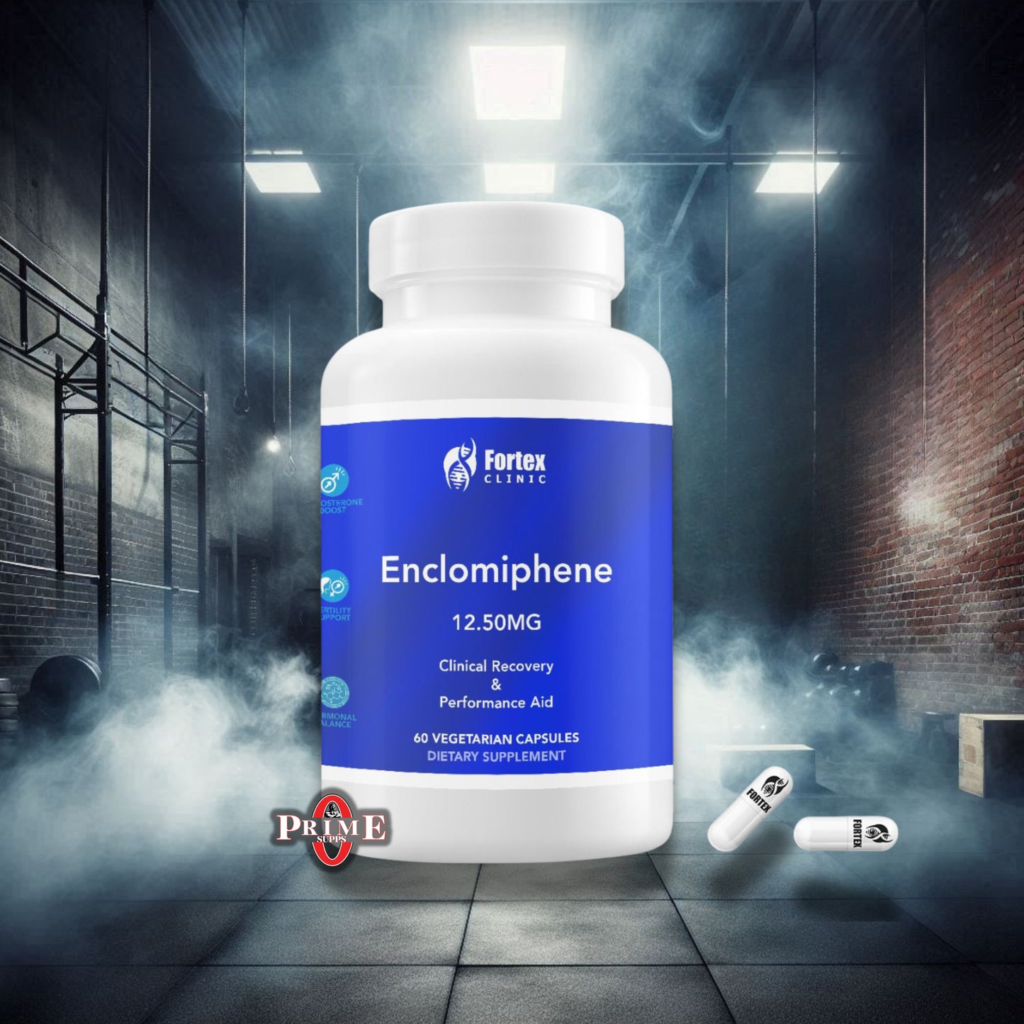 ENCLOMIFENO 12.5MG (60 CAPSULAS) - FORTEX CLINIC (+PROTOCOLO EN PDF)