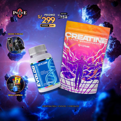 CREATINA (1KG) + EVOLOG  + 2 REGALOS