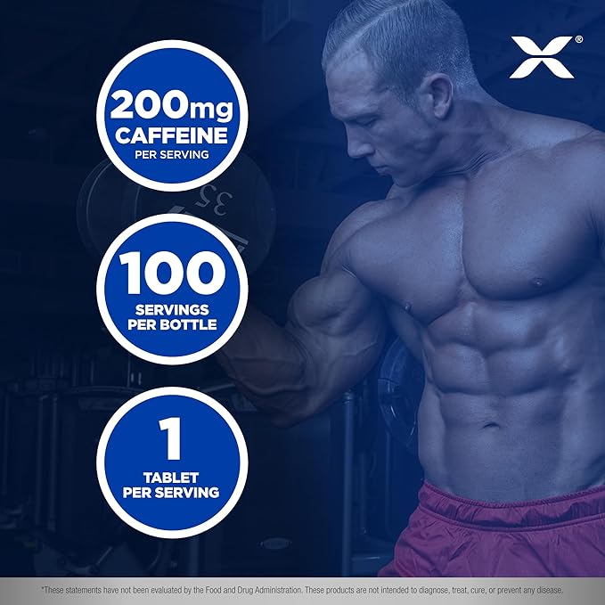 Cafeina 200mg, 100 capsulas - Allmax