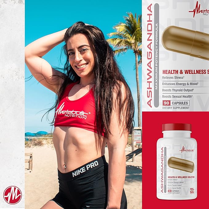 ASHWAGANDHA (90 CAPSULAS) - METABOLIC NUTRITION