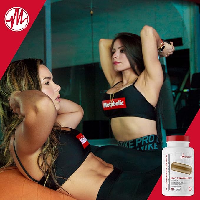 ASHWAGANDHA (90 CAPSULAS) - METABOLIC NUTRITION