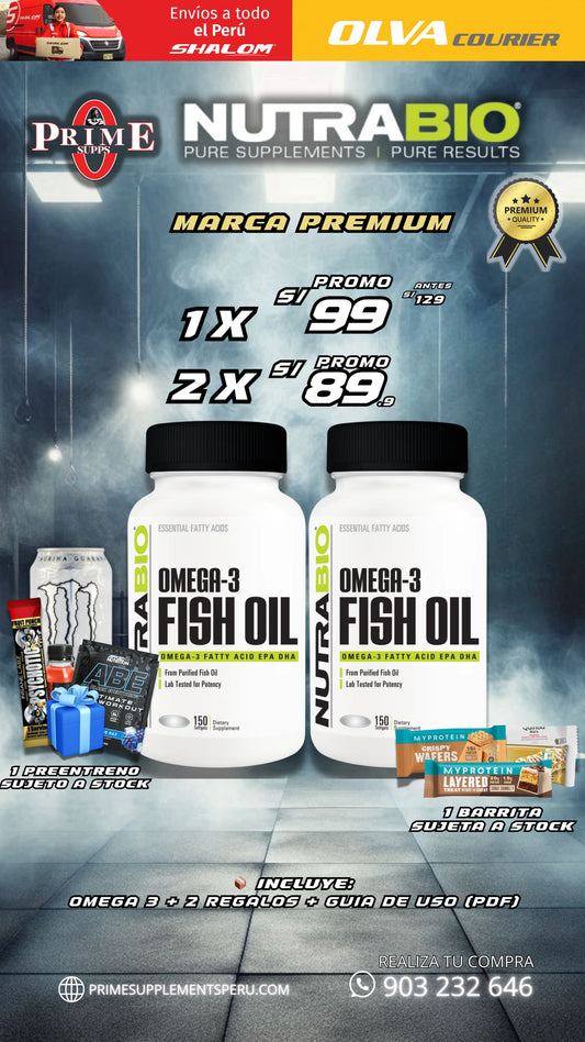 OMEGA 3 NUTRABIO (PROMO)