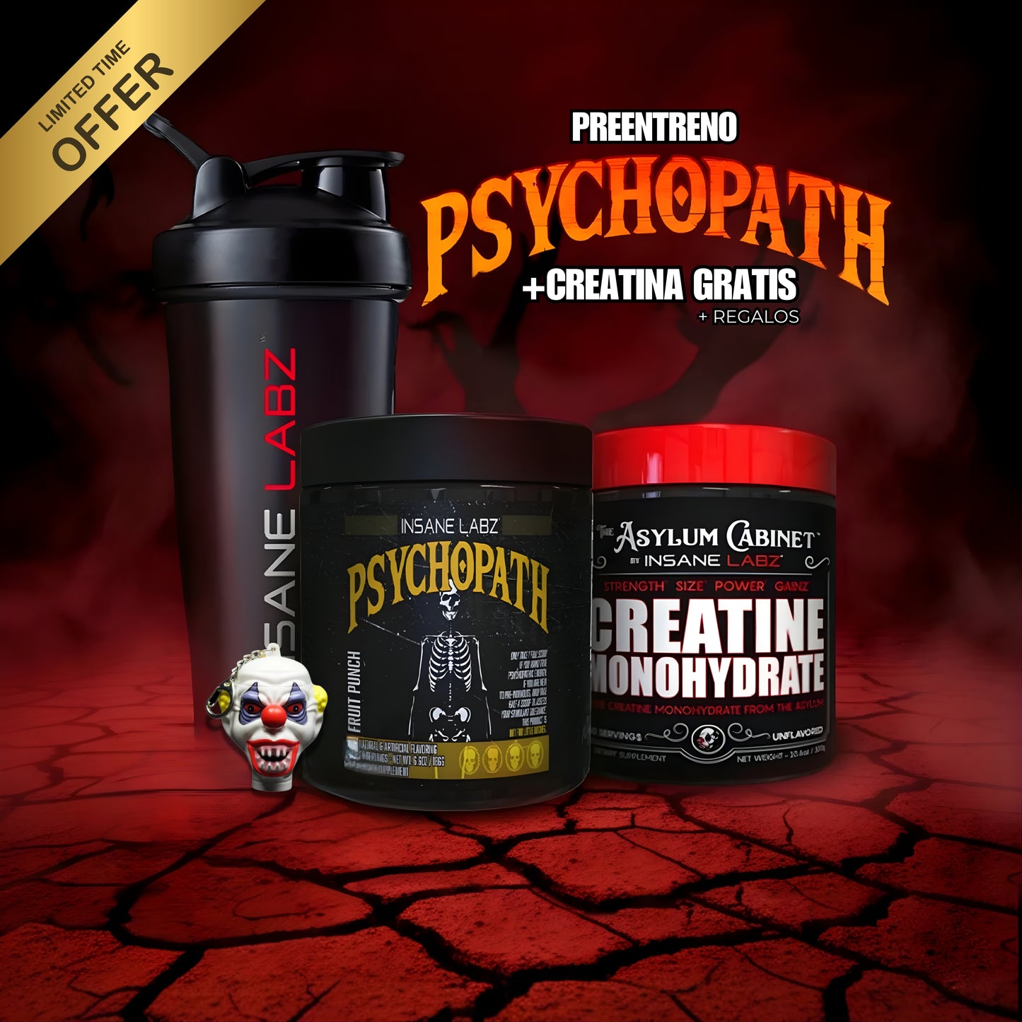 NUEVO PREENTRENO PSYCHOPATH + CREATINA GRATIS